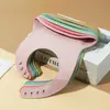 Baberos Ajustables para Niños, Bolsillos de Comida Tridimensionales de Color Sólido Extraíbles, Bolsillos Anti-Suciedad para Saliva, Baberos Impermeables para Bebé