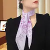 Nuevo pañuelo cuadrado pequeño estampado pañuelo de jardín 60 cm chifón pañuelo Joker pañuelo pequeño turbante venta al por mayor de fábrica