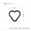 Mosquetón en Forma de Corazón de Aleación de Zinc Hebilla para Colgar Equipaje con Forma de Corazón de Durazno Gancho en Forma de Corazón Hebilla Externa para Mochila Gancho Rápido para Llaves