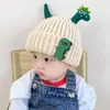 Gorro para Bebé para Otoño e Invierno, Lindo Gorro de Punto para Bebés e Infantes, Gorro Súper Adorable Engrosado que Protege las Orejas, Cálido Gorro sin Cierre para Bebés Pequeños