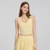 Árvore Riacho Nuvem Sentido Gota d'água Costas Bonitas Roupa Externa Esportiva Gola U Bojo Integrado Efeito Push-up Roupa de Yoga Roupa de Treino Fitness Roupa Íntima Verão