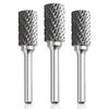 Cabeza de rectificado de lima rotativa, cabeza de rectificado de acero de tungsteno, escariador de acero inoxidable, broca de rectificado, 6 mm, aleación dura, cabeza de rectificado interno, fresa
