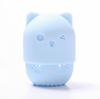 Caixa de Armazenamento de Ovos Kitty Beauty Esponja de Maquiagem de Silicone Respirável à Prova de Poeira Prateleira com Tampa Cápsula Portátil de Proteção para Viagem