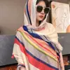 Xale de Verão de Alta Qualidade para Mulheres, Comprimento Médio, Estilo Étnico Vintage, Proteção Solar, com Botões Tradicionais Chineses, Adequado para Viagem em Yunnan e Qinghai