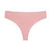Ropa interior sencilla de algodón de hilo sexy europeo y americano para mujer, algodón transpirable, cómoda para deportes y fitness, tiro bajo, tanga para mujer