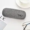 Estojo simples de linho para óculos para homens e mulheres, estojo para óculos de miopia, estojo para óculos de sol, caixa de armazenamento para óculos, estojo de óculos vintage
