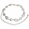 Cadena de cintura de metal en relieve de estilo exótico étnico vintage para mujer, diseño de nube, decoración de cadena con cinturón para falda y pantalón.