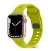 Adequado para Pulseira Apple Watch Iwatch9 Fivela Quadrada Silicone Cor Sólida Pulseira de Relógio Pulseira Apple Watch Ultra2