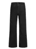 Jeans Bootcut 11Kn Paris Black para Hombre y Mujer, Holgados, Casuales, Modernos, Corte Limpio, Que Realzan la Altura, Adelgazantes, Pantalones Largos de Corte Ajustado