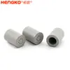 Elemento de Filtro Sinterizado 12*9*20 Paso Único 30 Micrones Equipo de Fluidos Metal Poroso Taza de Filtro Transpirable