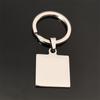 Placa de Identificación para Perro Transfronteriza Llavero de Acero Inoxidable Etiqueta Militar para Hombre DIY Simple Engrosado Acero de Titanio Letra Metal Accesorios de Joyería