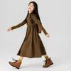 Comercio Exterior Ropa para Niños al Mayoreo Vestido de Niña Otoño e Invierno Nuevo Mos Cachemira Súper Suave Manga Larga Lujo Accesible Vestido de Princesa