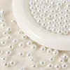 4-10mm Pérola Imitação de Vidro Alto Brilho Furo Reto Contas Soltas Artesanal DIY Pulseira Colar Acessórios de Joias Materiais para Miçangas