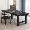 Mesa de computador de madeira maciça espessa para uso doméstico, mesa de escritório grande, mesa de escrita e estudo para estudantes, mesa de escrita de desktop simples, mesa de chá