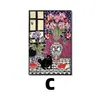 Jarrón de Plantas Verdes de Lujo Ligero Pintura de Pared para Fondo de Sofá en Sala de Estar Mural para Comedor Pintura Decorativa Simple Moderna para Vestíbulo