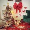 Lazo Popular Navideño Paquete de Material Eva Navideño Decoración de Habitación de Boda Atmósfera Estéreo Romántico Accesorios de Cumpleaños