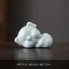 Enfeites de Pet de Chá Ruyao, Elefante Pequeno Exquisito e Criativo para Bandeja de Chá, Acessórios de Decoração para Cerimônia de Chá Kung Fu de Mesa, Suporte de Tampa, Brinquedos de Chá