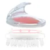 Cepillo de champú portátil nuevo personalizado con cerdas suaves que no dañan el cabello, un masajeador de cuero cabelludo para uso en la oficina y un masajeador de cabeza para aliviar el estrés - directamente de fábrica