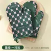 Guantes de cocina engrosados antiescaldaduras resistentes al calor, manoplas de silicona para horno, guantes domésticos resistentes a altas temperaturas para microondas y horneado al por mayor