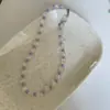 Tecido Moderno Divertido Costura Ajustável Colar Feminino Design de Nicho Corrente para Clavícula Pulseira de Enrolar Multicamadas Acessórios