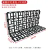 Barandilla Protectora de Frutas Partición Estante Anti-Caída en Ángulo Recto para Exhibición de Frutas y Verduras de Supermercado Divisor de Productos Frescos Barrera de Plástico
