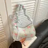 Bolsas Casuais para Mulheres 2026 Primavera Novo Estilo Bolsa de Ombro Floral Fofa Estilo Coreano Elegante Bolsa de Braço Bolsa de Mão Retrô