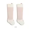 Calcetines Largos Zhuji para Bebé para Primavera y Otoño, Calcetines Largos de Dibujos Animados para Niños y Niñas Recién Nacidos, Puño Holgado, Sin Costuras 7A Calcetines Altos para Bebés