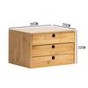 Estante de Almacenamiento Tipo Cajón Oficina Madera Maciza Escritorio Multicapa Caja de Almacenamiento de Joyería Engrosada Caja de Almacenamiento de Archivos de Oficina