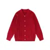 Otoño 2026 Nuevo Suéter Chaqueta de Punto Trenzado Retro para Hombre Solapa Corta de un Solo Botón Ajuste Holgado Hombro Caído Tejidos