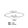 Joyería de Mano Creativa Luochen con la Flecha de Cupido, un Regalo para Novias de Novias de Ins, Pulsera Coreana con Brillantes Diamantes de Estrella y Luna