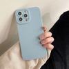 Estilo coreano color sólido para funda de teléfono iPhone13/11promax Apple 15 silicona suave 14pro Chica x/7p