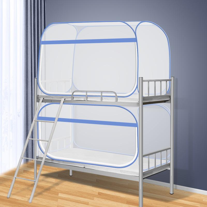 方顶上下铺【单门，尾门单开门，三门】全底 带防蚊边（蓝边）