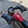 Cubierta de Manillar de Motocicleta Guantes de Invierno para Vehículo Eléctrico Cálido 125 Triciclo de Montar Cubierta de Manillar Engrosada a Prueba de Viento e Impermeable
