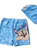 Bañador de Verano para Niños con Dibujos Animados, Bañador Cómodo y Transpirable, Bañadores y Gorros de Natación para Niños, Venta al por Mayor desde Fabricantes