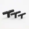 Colección de Accesorios para Tubería de PE: Conector Directo de Enchufe Interno 16mm, Tapón para Cinta de Riego por Goteo Agrícola, Codo, Te, Conector Rápido para Tubería de 20mm