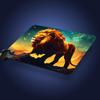 Mouse Pad Série Animal Colorido Estilo Criativo Chama Azul Pequeno para Escritório Antiderrapante Resistente à Sujeira Espessado Atacado