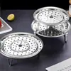 Bandeja para cocinar al vapor de acero inoxidable rejilla para cocinar al vapor cesta para cocinar al vapor tapete para cocinar al vapor doméstico rejilla universal para olla arrocera vaporera de cocina