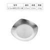 Prato de Lanche em Aço Inoxidável 304, Prato de Kimchi, Prato de Jantar Japonês, Prato para Pratos Frios, Prato para Condimentos, Prato de Lanche, Prato para Acompanhamento de Churrasco