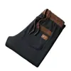 Calças de Veludo Cotelê Masculinas para Outono e Inverno, Calças Retas Largas, Calças Longas Casuais Plus Size, Calças de Moletom Masculinas, Calças Quentes