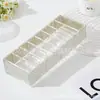 Caja de Almacenamiento de Herramientas de Maquillaje Acrílica Compartimentada de Lujo Ligero Incrustada con Pedrería Caja de Almacenamiento Organizador para Lápices de Cejas y Cepillos de Limpieza Soporte de Exhibición