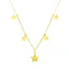 Nuevo Collar de Estrella para Mujer, Cadena para Clavícula con un Toque de Lujo Ligero y de Alta Gama, Diseño de Nicho, Simple y Versátil, Moderno y Discreto