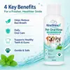 Kineshinex Enxaguante Bucal para Pets Gato e Cachorro Solução de Cuidados para Limpeza Oral Refresca o Hálito e Reduz o Odor