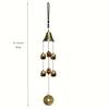 Explosiones transfronterizas carillón de viento de metal clásico retro de seis tubos alto sentido tubo de aluminio metal decoración colgante decoración del hogar carillón de viento