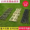Cerca de Bambu Expansível Estaca Cerca de Quintal Treliça para Horta Cerca Rústica Decoração Externa Pátio Anticorrosão Estrutura de Escada de Trepadeira