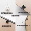 Accesorios para marco de fotos con hebilla de placa S negra engrosada, herrajes, gancho oculto tipo S, hebilla de cartón, gancho para colgar sin presión, sin rastro