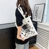 2023 Verão Nova Sacola Bolsa de Lona Estudantes Universitários Japoneses Classe Deslocando Bolsa de Ombro Bolsa Casual