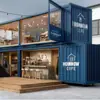Villa Fábrica Panjin Bloque Contenedor Planificación Calle Comercial Tienda Estilo Industrial Oficina de Ventas Oficina