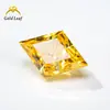Diamante de circonita de oro piedra suelta Wuzhou fuente de gemas fábrica mayorista gema de circonita cúbica incrustación DIY