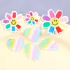 Pasador Cabeza Sonriente Adorno para el Cabello Material Nube Accesorios para el Cabello de Bebé Amor Hecho a Mano Girasol DIY Infantil Parche para Zapato Croc