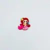 Accesorios de Parche de Sirena de Dibujos Animados Transfronterizos de PVC para Funda de Teléfono Móvil, Pasador, Adornos para el Cabello, Parche de Goma Suave, Accesorios para Hebillas de Zapatos